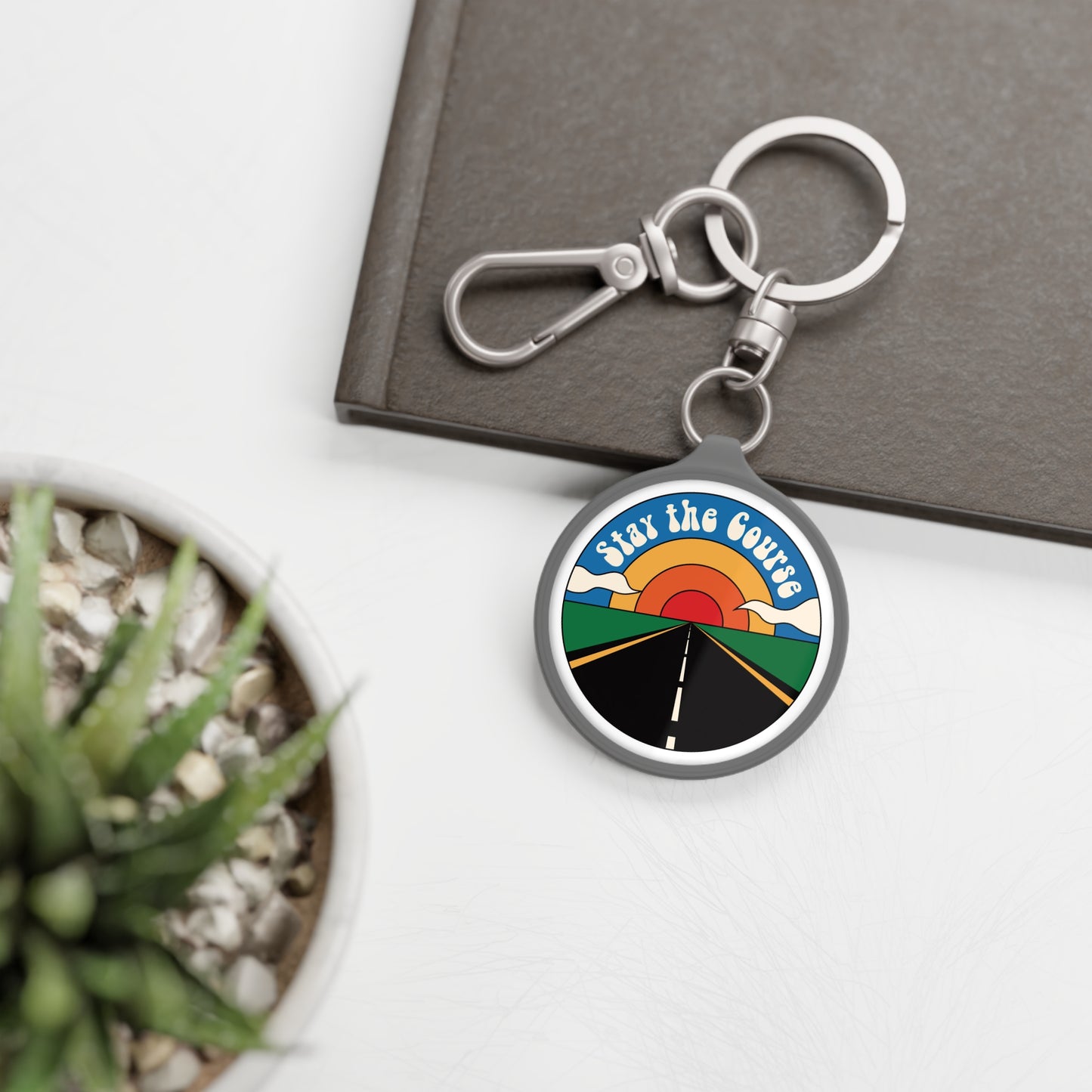 Stay the Course - Keyring Tag