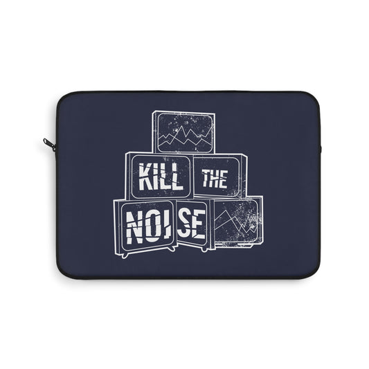 Kill the Noise - Navy Blue Laptop Sleeve
