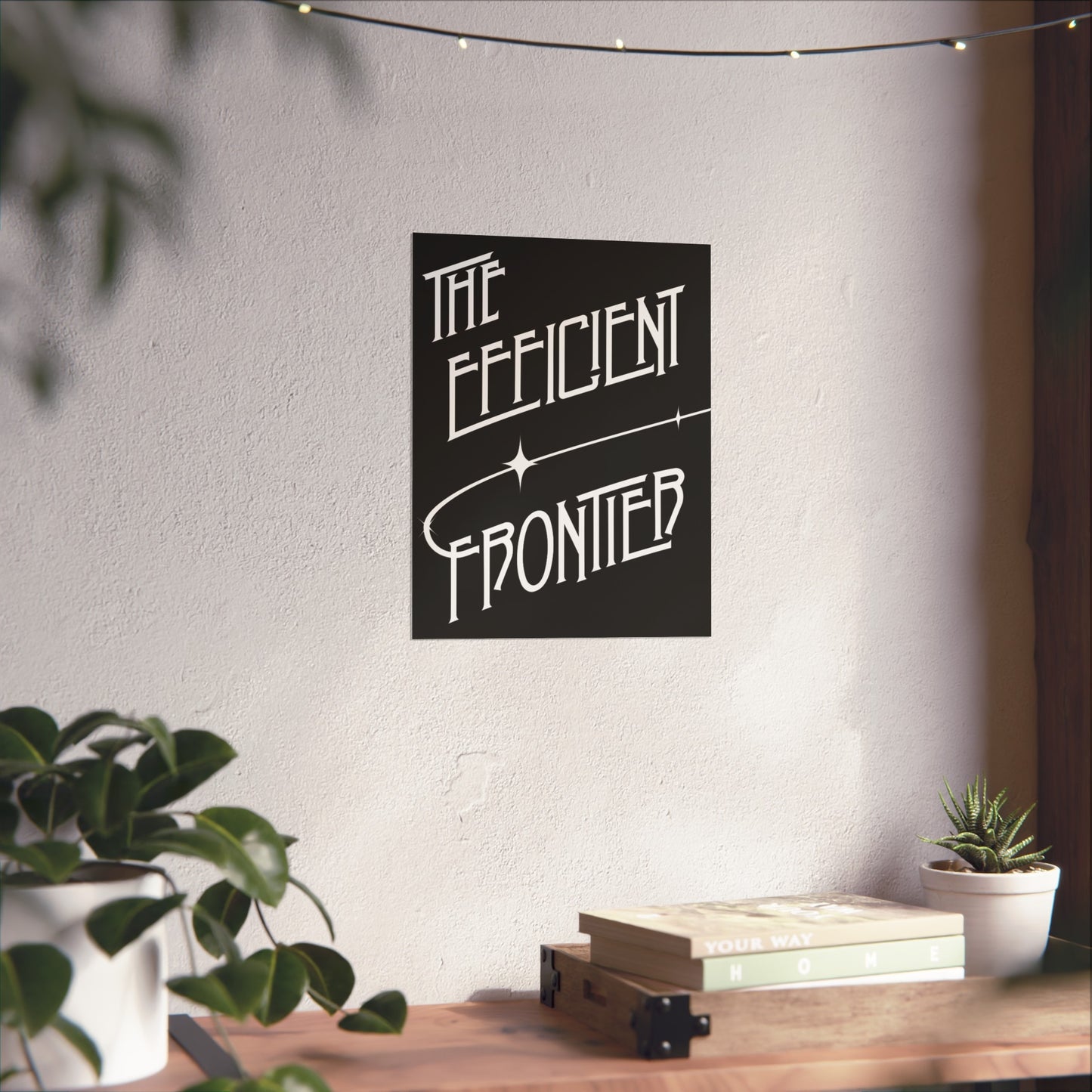 The Efficient Frontier - Fine Art Poster