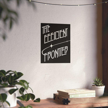 The Efficient Frontier - Fine Art Poster