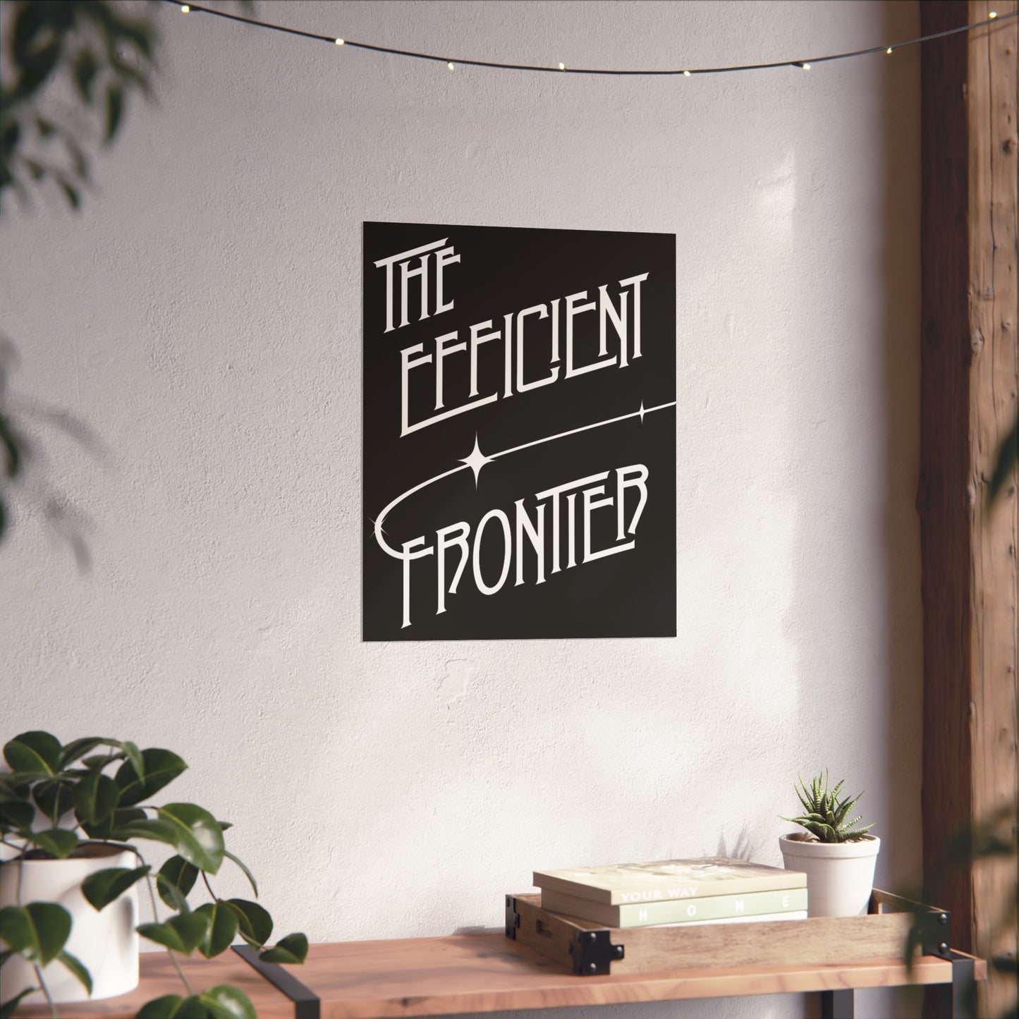 The Efficient Frontier - Fine Art Poster