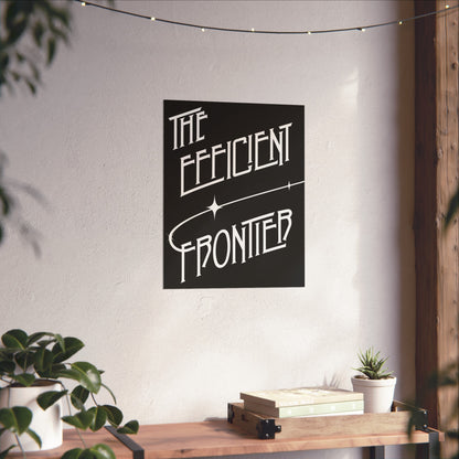 The Efficient Frontier - Fine Art Poster