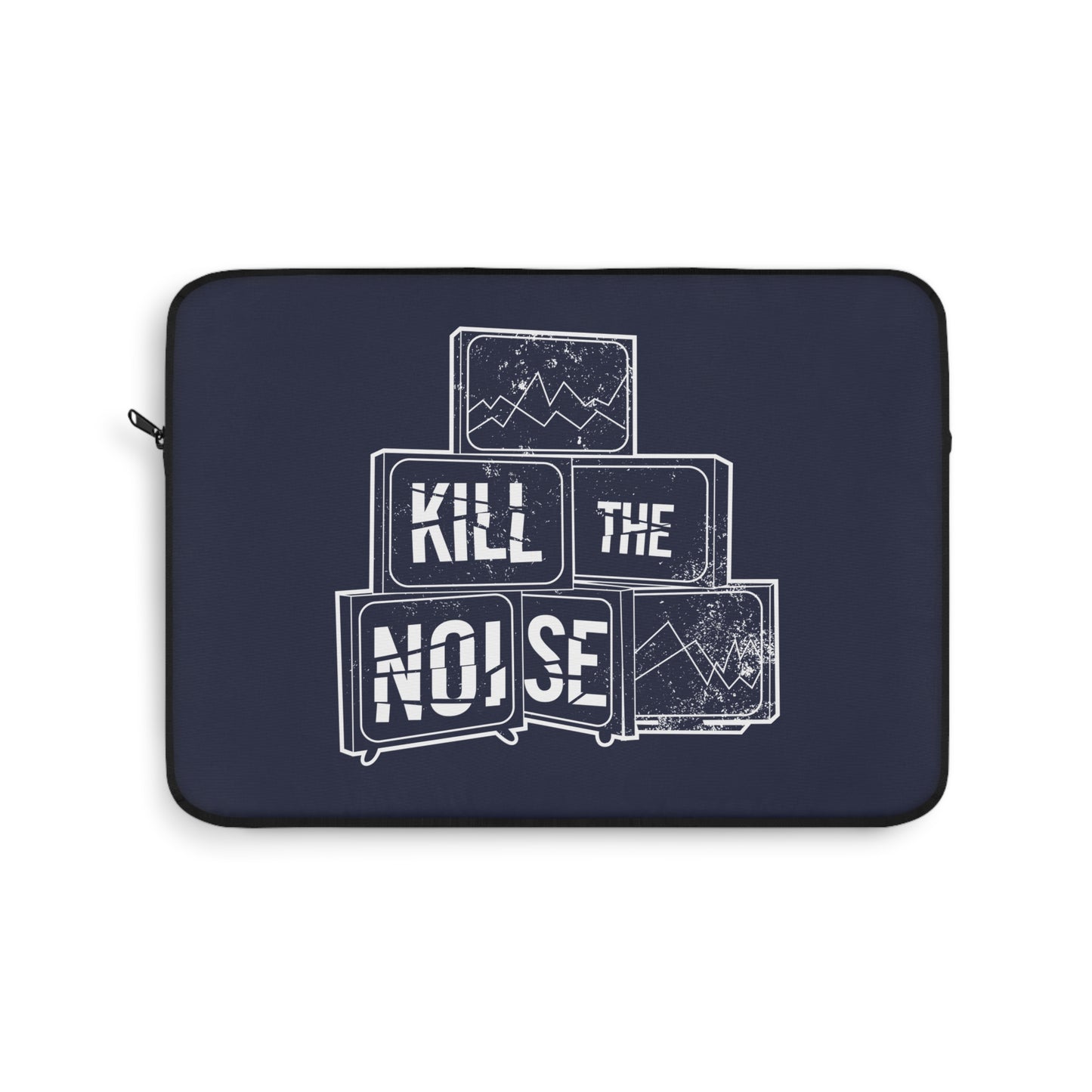 Kill the Noise - Navy Blue Laptop Sleeve