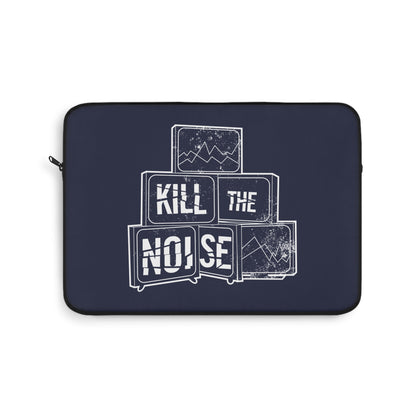 Kill the Noise - Navy Blue Laptop Sleeve