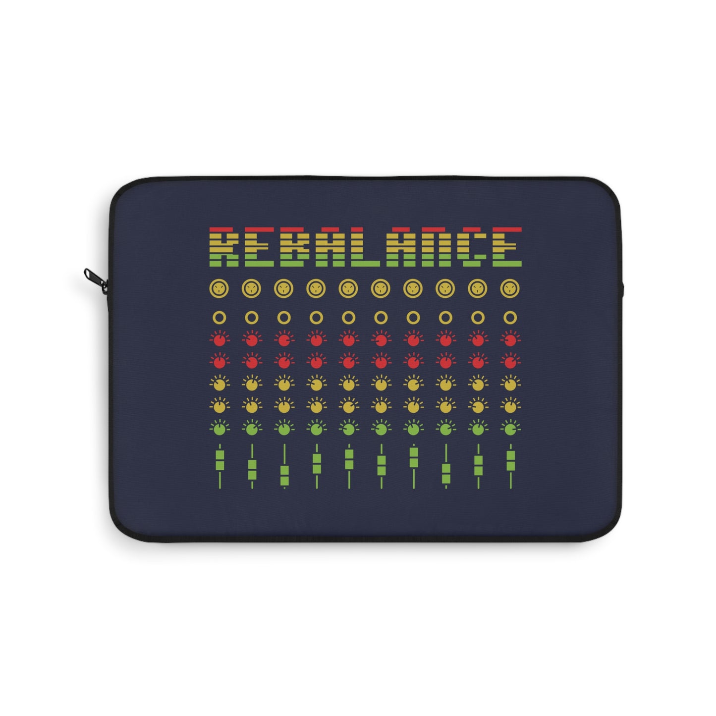 Rebalance - Navy Blue Laptop Sleeve