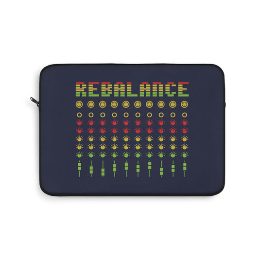 Rebalance - Navy Blue Laptop Sleeve
