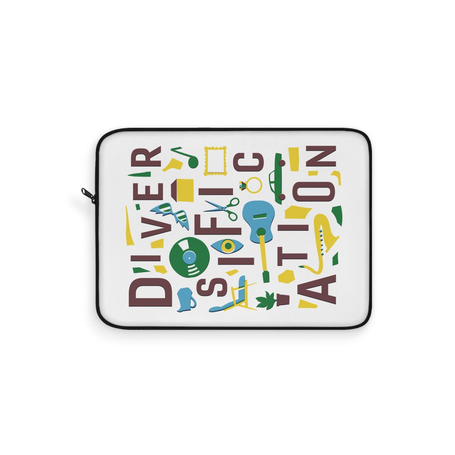 Diversification - White Laptop Sleeve