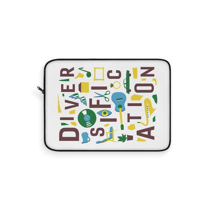 Diversification - White Laptop Sleeve