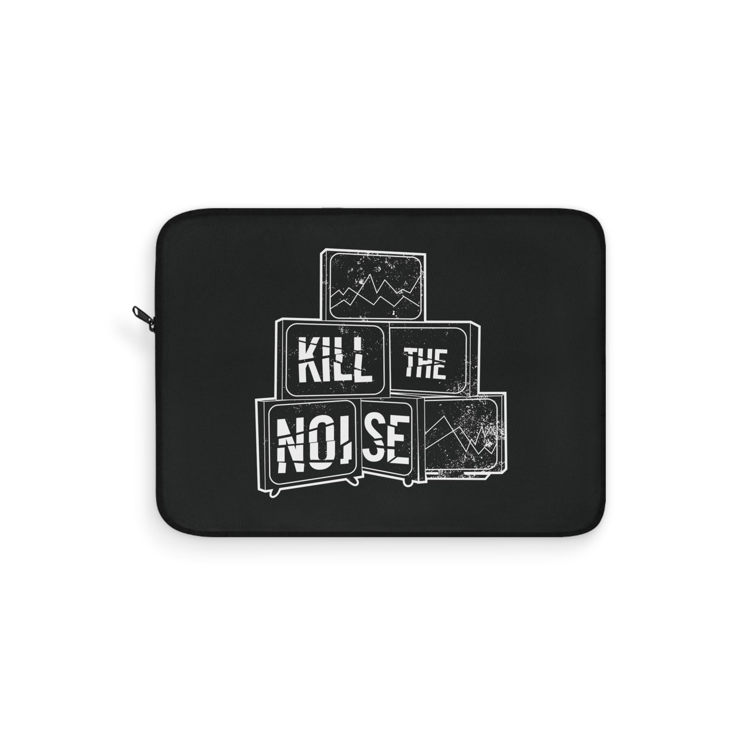 Kill the Noise - Black Laptop Sleeve