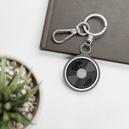 The Bull and The Bear - Keyring Tag