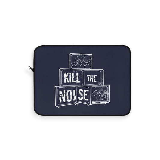 Kill the Noise - Navy Blue Laptop Sleeve