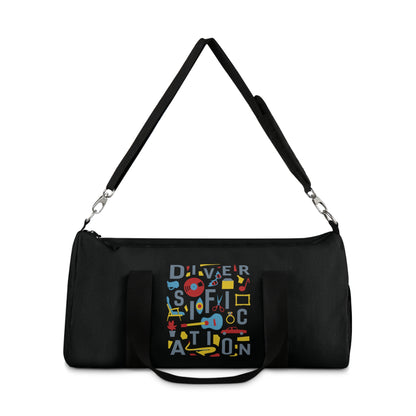 Diversification - Black Duffel Bag