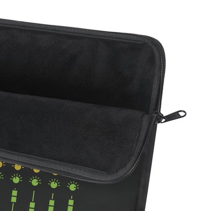 Rebalance - Black Laptop Sleeve