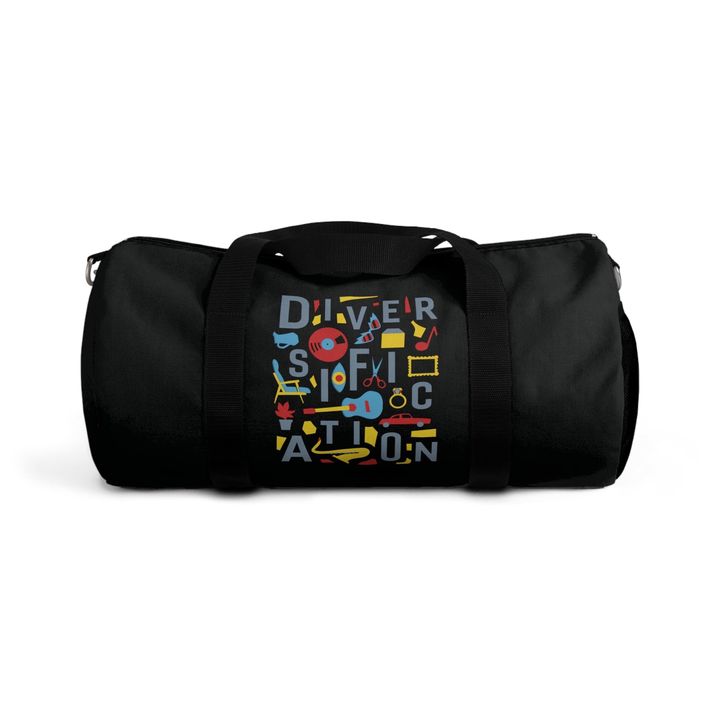 Diversification - Black Duffel Bag
