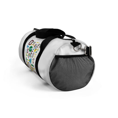 Diversification - White Duffel Bag