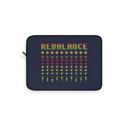 Rebalance - Navy Blue Laptop Sleeve