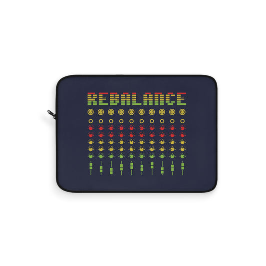 Rebalance - Navy Blue Laptop Sleeve