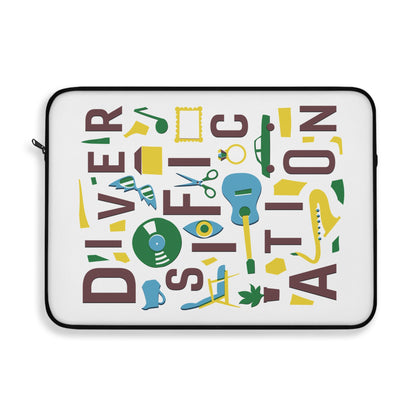 Diversification - White Laptop Sleeve