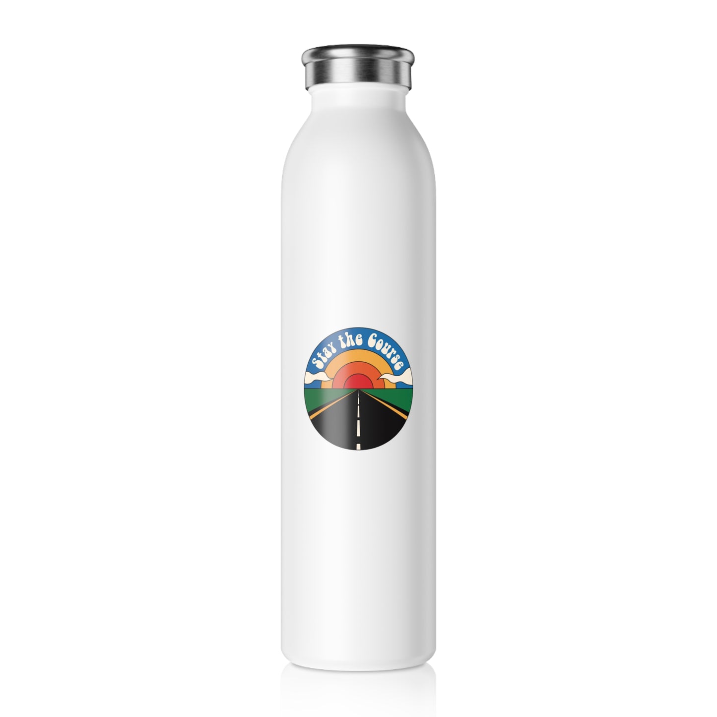 Stay the Course - Slim Water Bottle