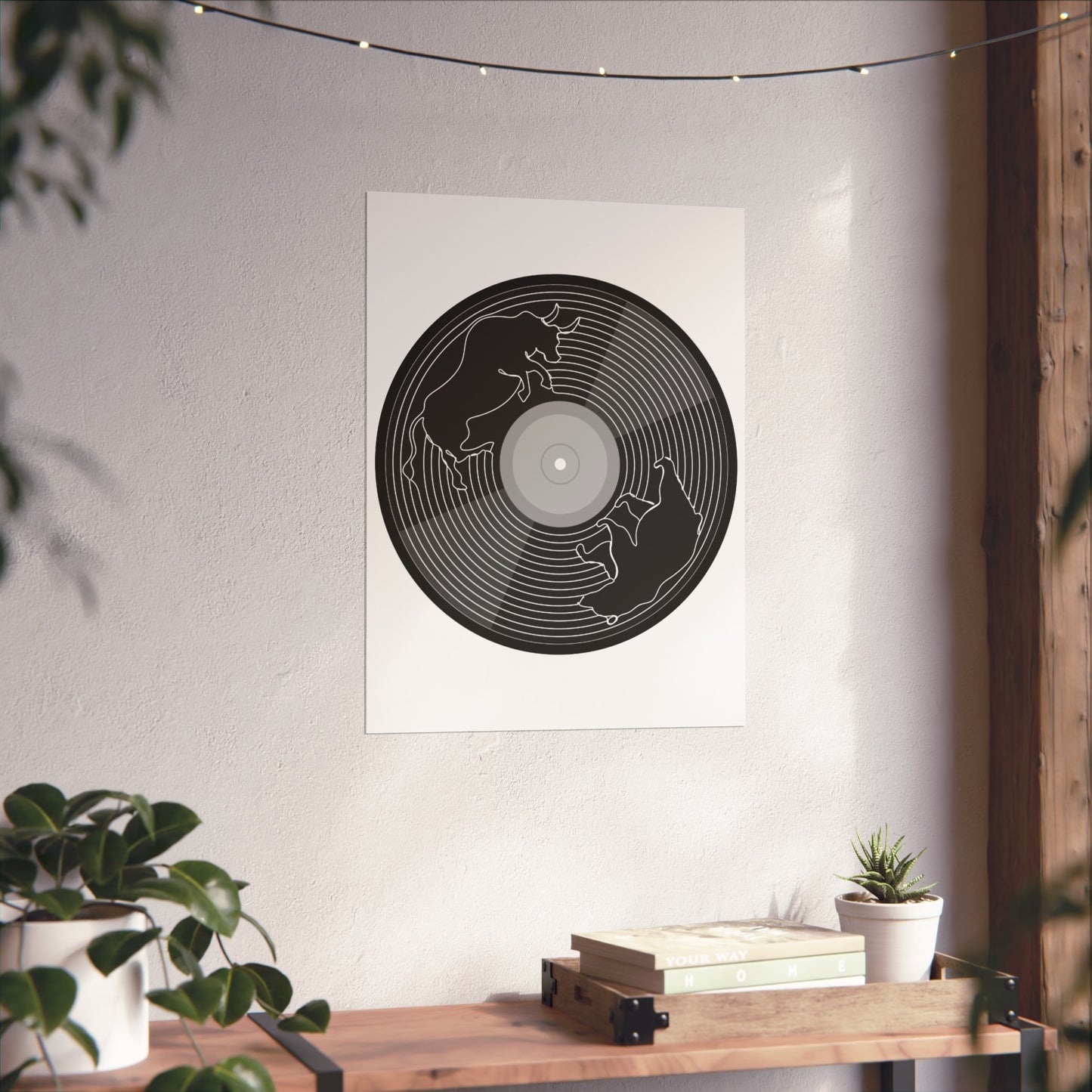 The Bull and The Bear -  Fine Art Poster