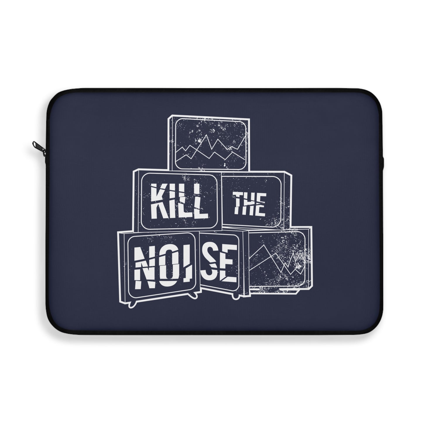 Kill the Noise - Navy Blue Laptop Sleeve