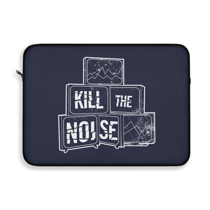 Kill the Noise - Navy Blue Laptop Sleeve