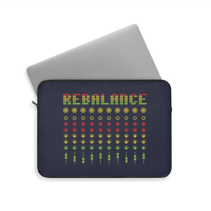Rebalance - Navy Blue Laptop Sleeve
