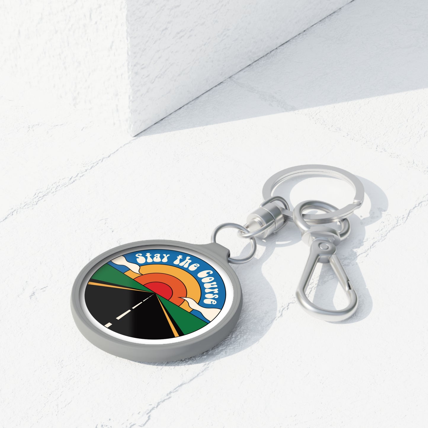 Stay the Course  - Keyring Tag