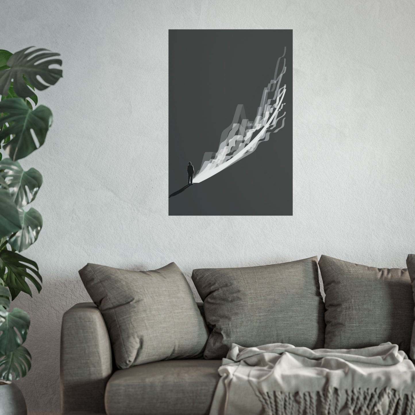 Monte Carlo Simulation - Fine Art Poster