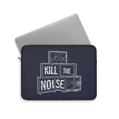 Kill the Noise - Navy Blue Laptop Sleeve