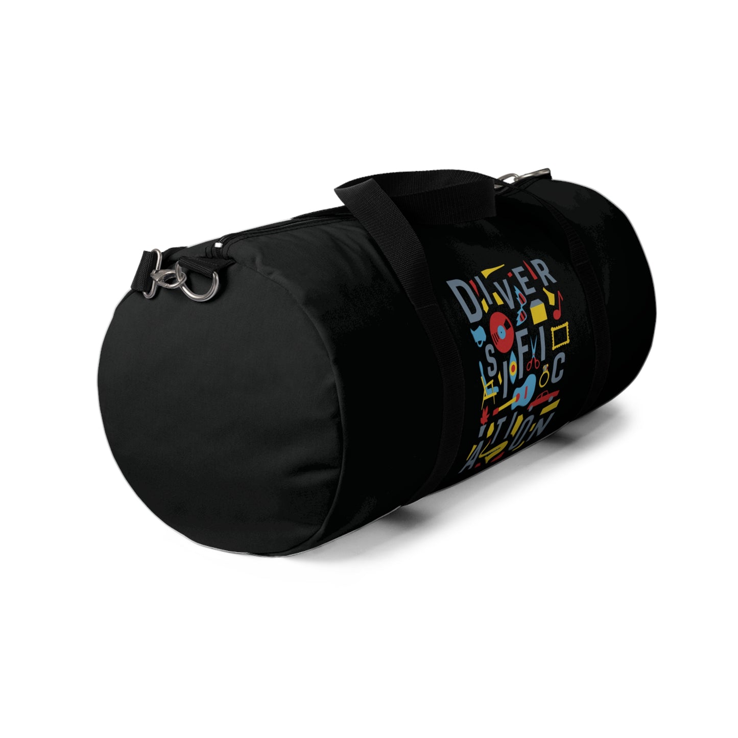 Diversification - Black Duffel Bag