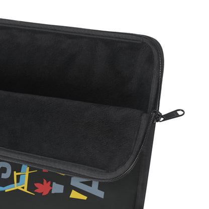 Diversification - Black Laptop Sleeve