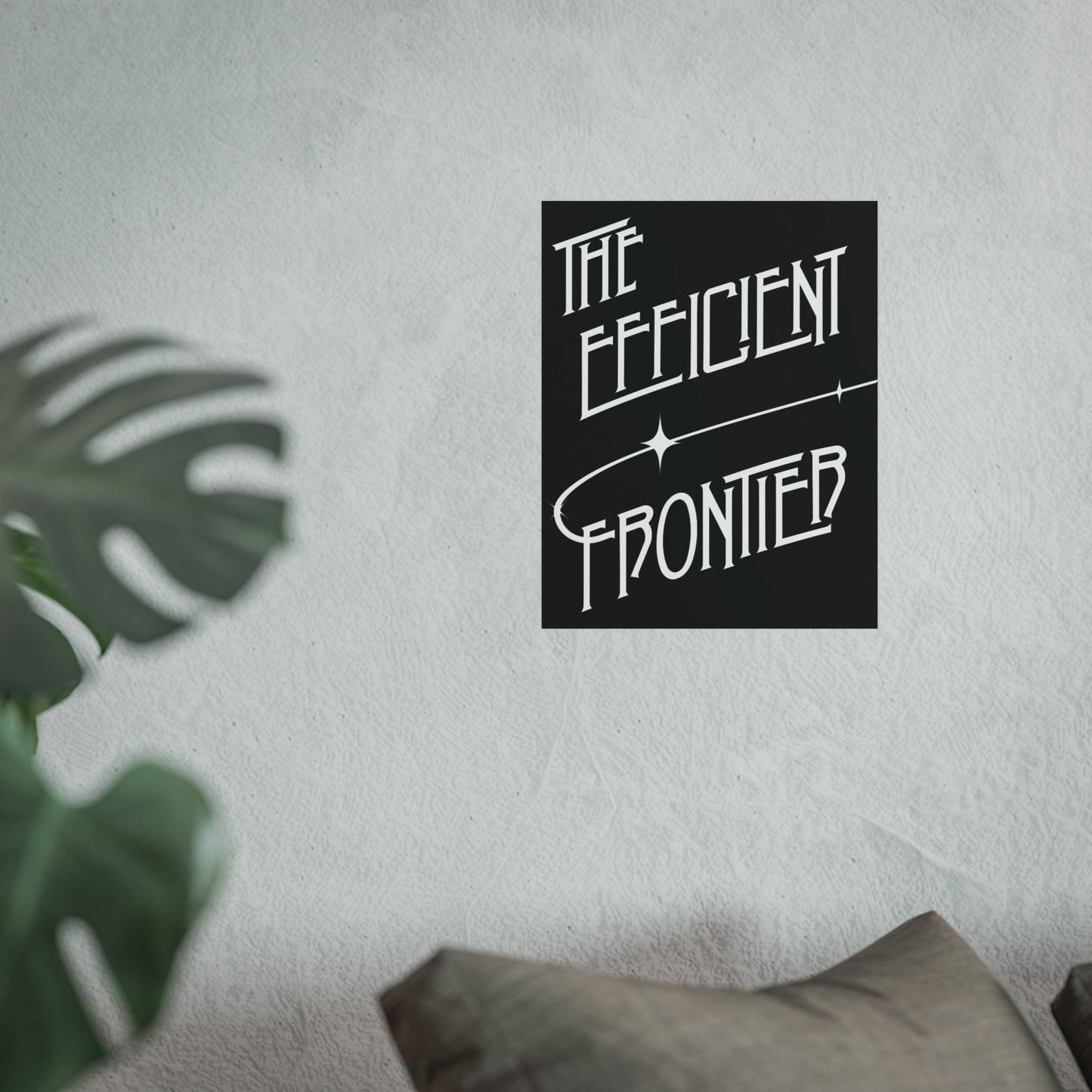 The Efficient Frontier - Fine Art Poster