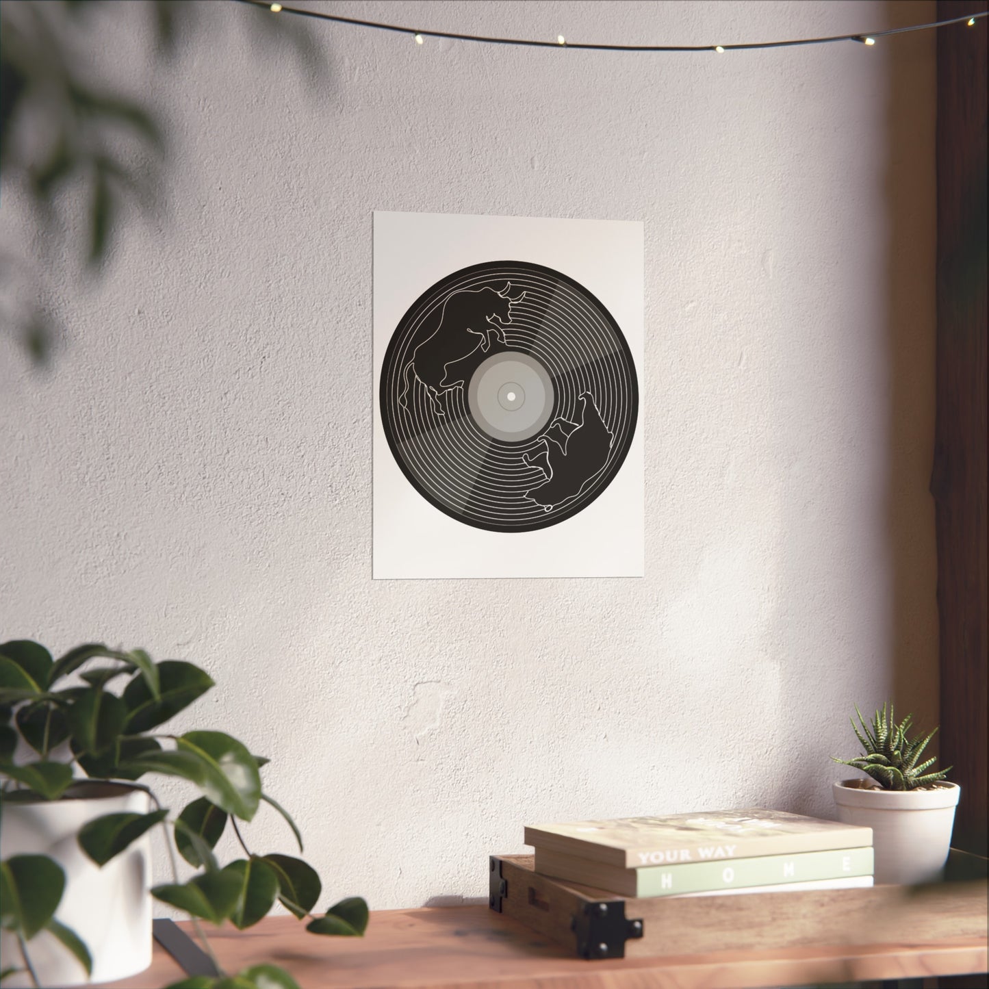 The Bull and The Bear -  Fine Art Poster