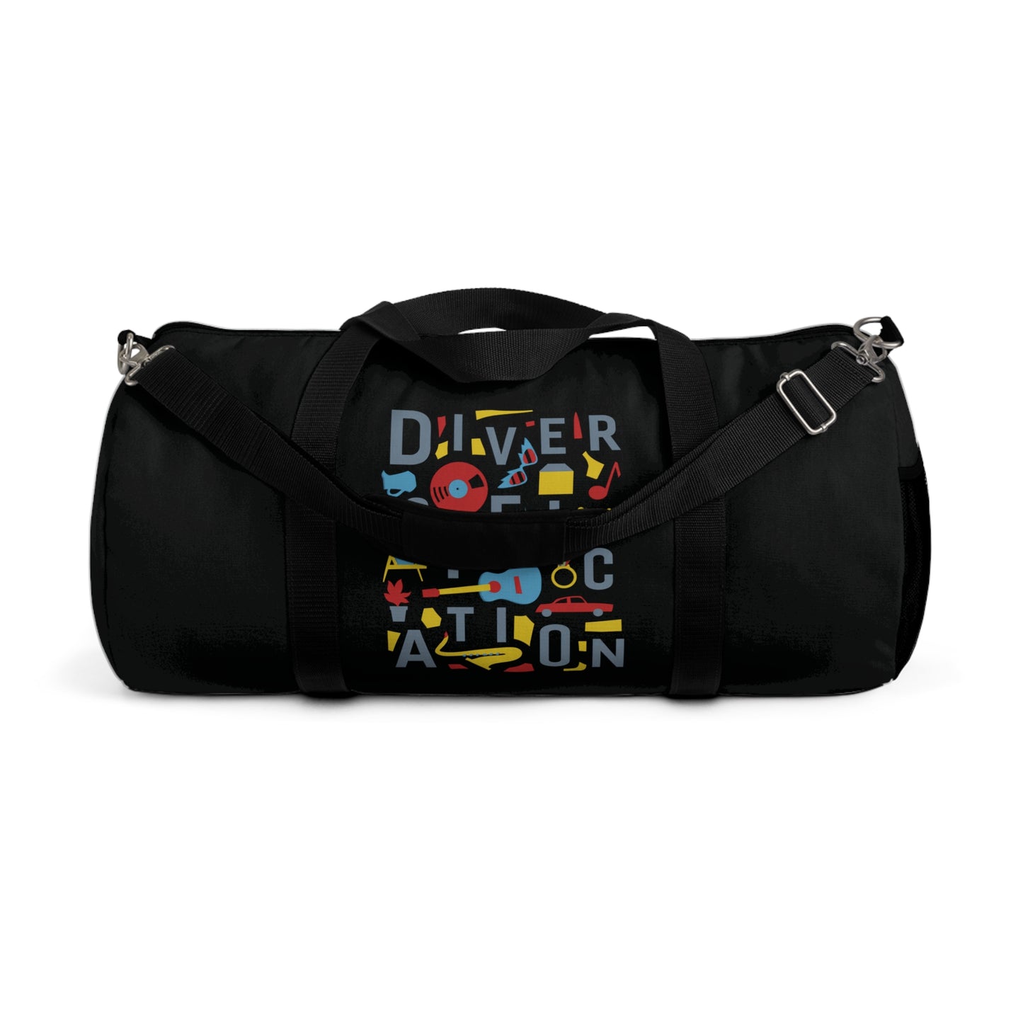Diversification - Black Duffel Bag