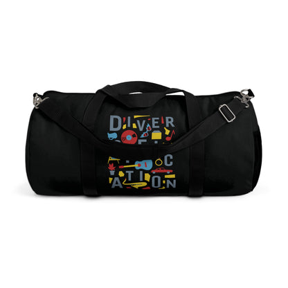 Diversification - Black Duffel Bag
