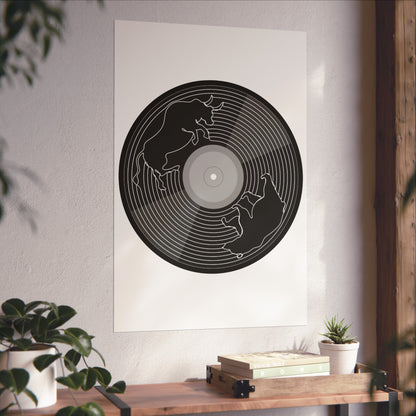 The Bull and The Bear -  Fine Art Poster