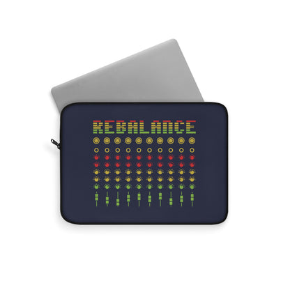 Rebalance - Navy Blue Laptop Sleeve