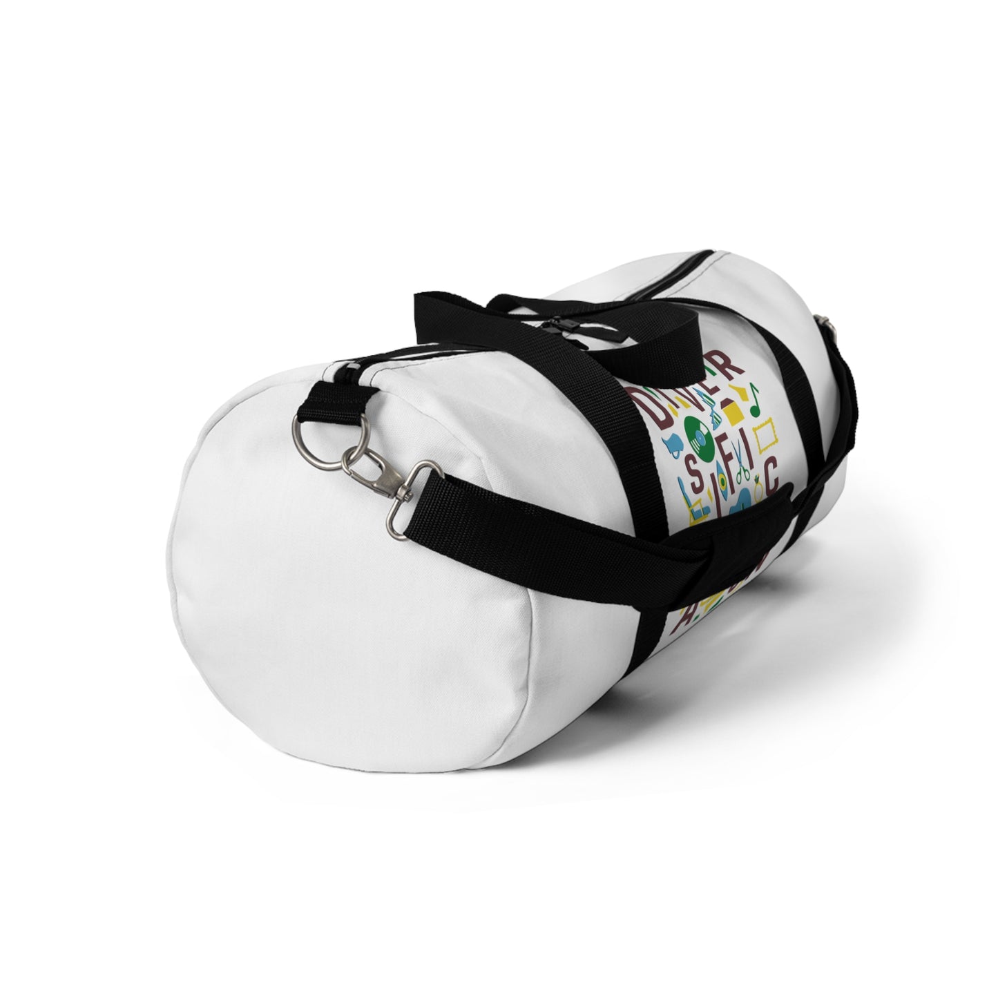 Diversification - White Duffel Bag
