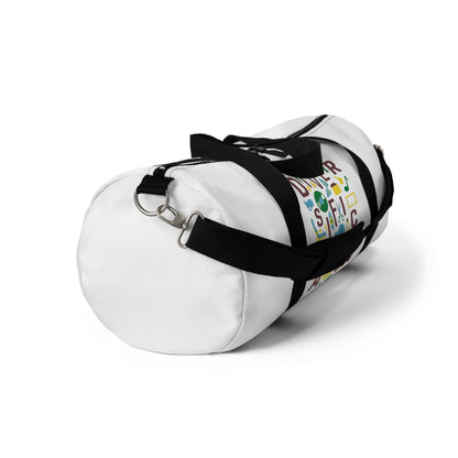 Diversification - White Duffel Bag