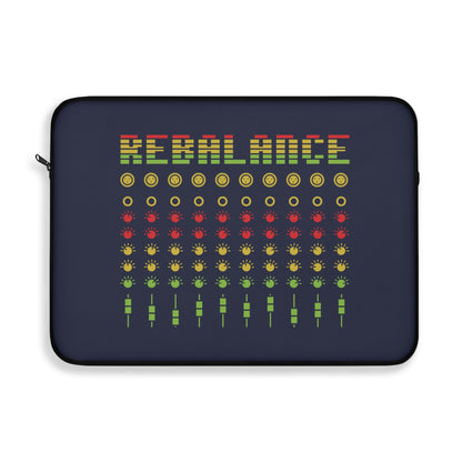 Rebalance - Navy Blue Laptop Sleeve