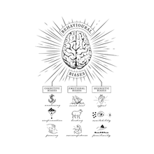 Behavioural Biases art work white
