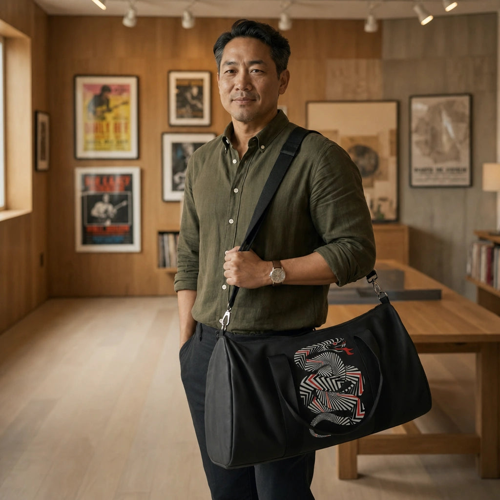 Volatility Spike - Black Duffel Bag