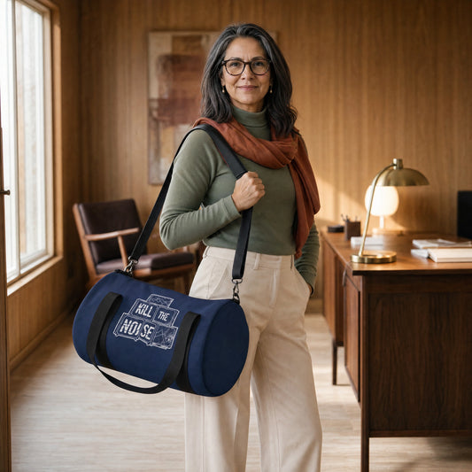 Kill the Noise - Navy Duffel Bag