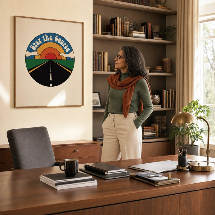Stay the Course - Fine Art Poster