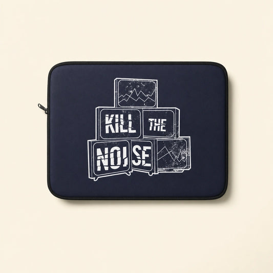 Kill the Noise - Navy Blue Laptop Sleeve