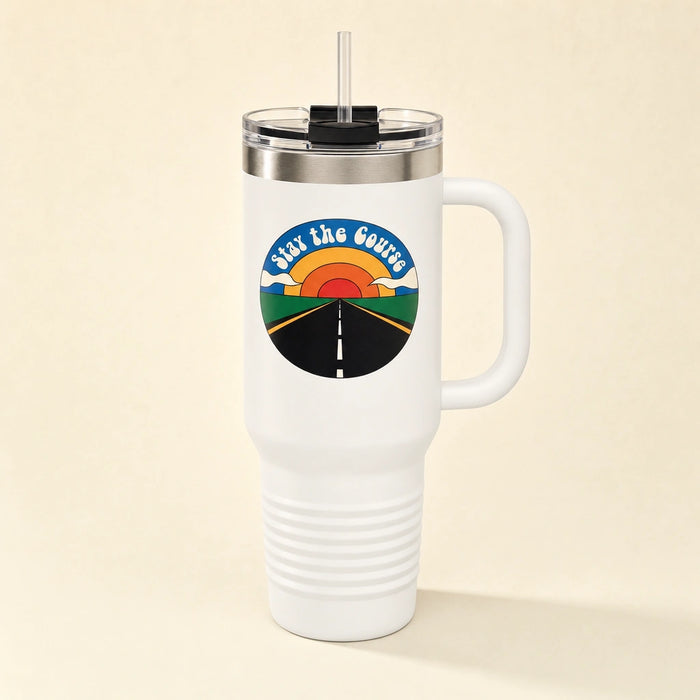 Stay the Course - Insulated Travel Tumbler