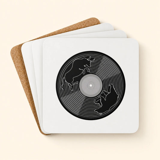 The Bull and The Bear - Coaster Set (4)