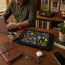 Diversification - Black Laptop Sleeve