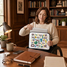 Diversification - White Laptop Sleeve